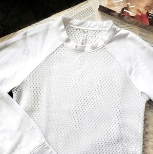 NWOT ALO YOGA Elemental Mesh Sweatshirt